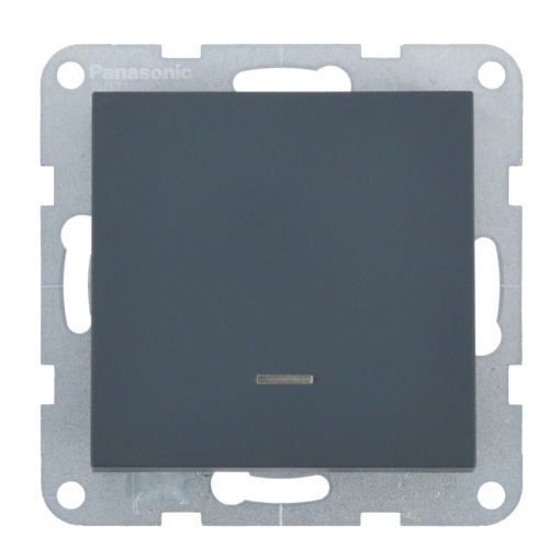 Intrerupator cu led 10A, IP20, Night, Panasonic Karre Plus 55 Soft Touch
