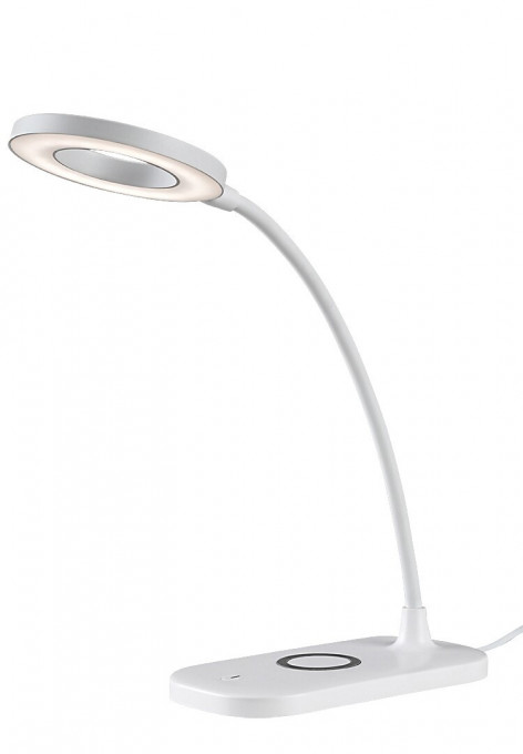 Lampa de birou LED Hardin 74014, cu intrerupator, dimabila, 5W, 210lm, lumina calda, rece, neutra, alba, IP20, Rabalux