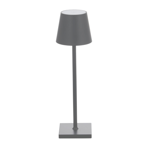 Lampa de birou LED Optonica, 2.5W, lumina calda/neutra/rece (3000-6000 K), gri, USB, dimabila