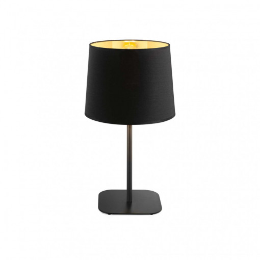 Lampa de birou NORDIK TL1, metal, textil, negru, 1 bec, dulie E27, 161686, Ideal Lux
