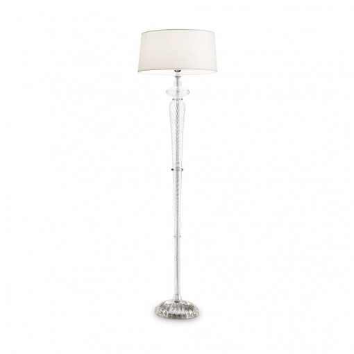 Lampadar FORCOLA PT1, metal, alb, 1 bec, dulie E27, 142616, Ideal Lux
