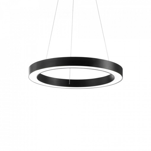 Lustra LED Oracle 222097, rotunda, 31W, 2850lm, lumina calda, neagra, IP20, Ideal Lux