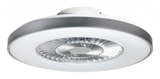 Plafoniera LED Dalfon 6858, 40W, 1700lm, lumina calda+neutra+rece, IP20, argintie+alba, Rabalux