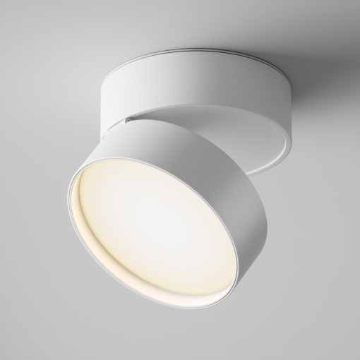 Plafoniera LED Onda C024CL-L18W, 18W, 1000lm, lumina calda, IP20, alba, Maytoni