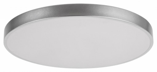 Plafoniera LED Tesia 3317-RAB, 60W, 5000lm, lumina calda, neutra, rece, alba+argintie, IP20, Rabalux