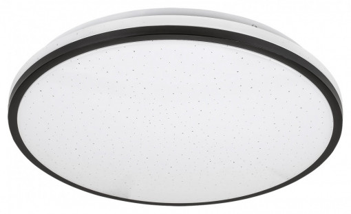 Plafoniera Slava LED, metal, negru, alb, 1170 lm, lumina calda (3000K), 3054, Rabalux