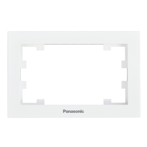 Rama priza dubla, IP20, Alb, Panasonic Karre Plus 55