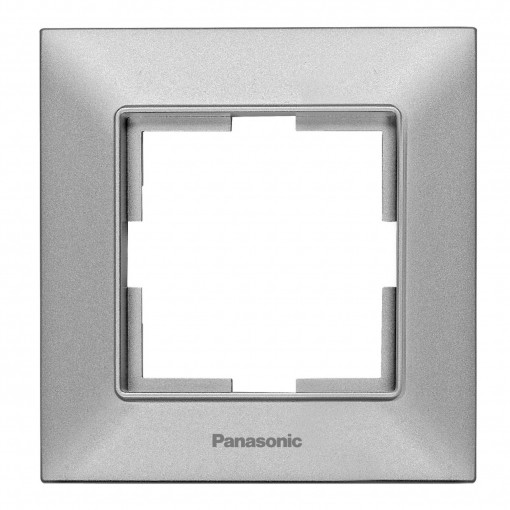 Rama simpla orizontala IP20, Argintiu, Panasonic Arkedia Slim