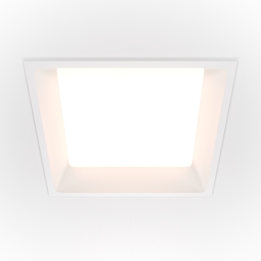 Spot LED incastrat, 24W, 1800lm, 3000K, IP20, alb, Maytoni