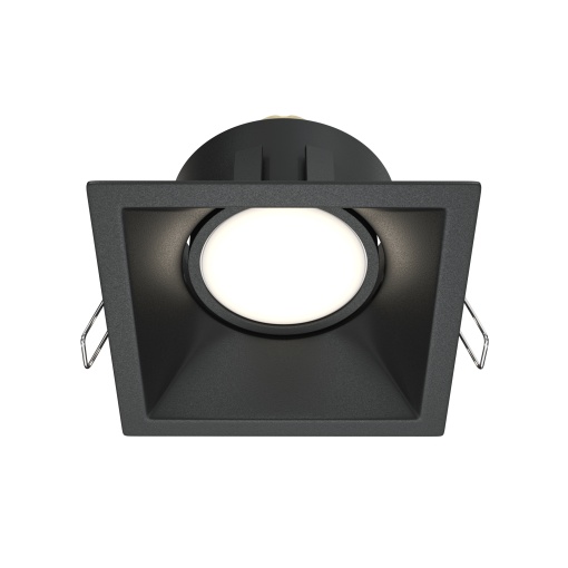 Spot LED incastrat Maytoni Dot 1xGU10, IP20, negru, aluminiu, 50W [1]- savelectro.ro