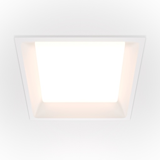 Spot LED Okno DL054-24W3K-W, incastrat, 24W, 1800lm, lumina calda, IP20, alb, Maytoni