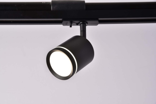 Spot LED pe sina Maytoni Orlo, 5W, lumina neutra(4000K), negru, 1 circuit