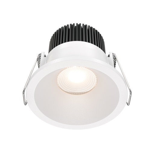 Spot LED Zoom DL034-01-06W3K-W, incastrat, 6W, 370lm, lumina calda, IP65, alb, Maytoni