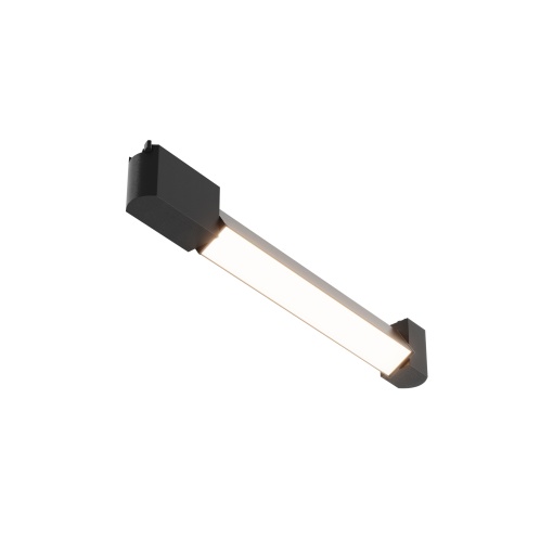 Spot pe Sina 12W, Liniar, Orientabil, Maytoni, 780lm, Lumina Calda (3000K), Negru