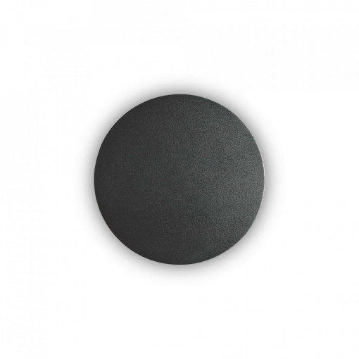 Aplica LED COVER AP D15, rotund, metal, negru, 9.5W, 950 lm, lumina calda (3000K), 195742, Ideal Lux