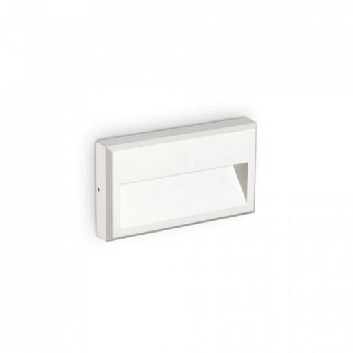Aplica LED FEBE-1 AP, sticla, alb, 6W, 490 lm, lumina calda (3000K), 268347, Ideal Lux