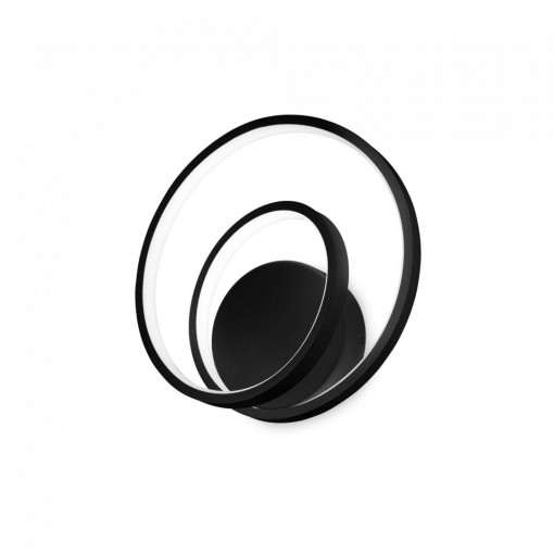 Aplica LED OZ AP, metal, negru, 30W, 3000 lm, lumina calda (3000K), 269399, Ideal Lux