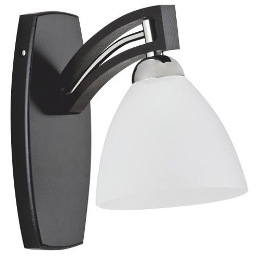 Aplica Magnat Ap1, 1 bec, dulie E27,metal+ sticla+ lemn,KL 6604 Klausen [1]- savelectro.ro