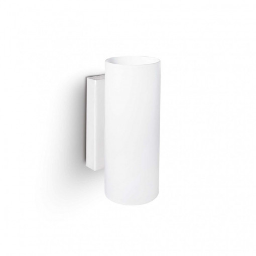 Aplica PAUL AP2 rotund, metal, sticla, alb, 2 becuri, dulie G9, 060620, Ideal Lux