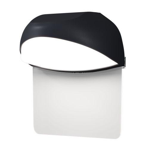 Aplica pentru exterior LED Gloss O447WL-L7GF3K, 7W, 500lm, lumina calda, IP65, grafit, Maytoni