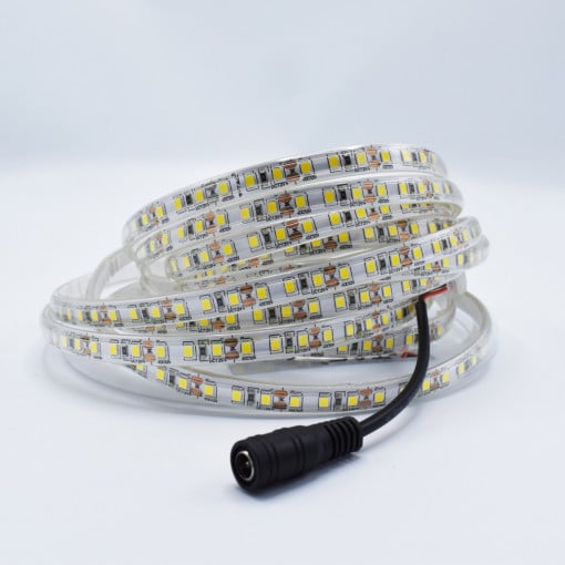 Banda led SMD 3528 V-TAC, lumina neutra(4000K), 8W/m, 800lm/m, 120 leduri/m, 12V, IP65