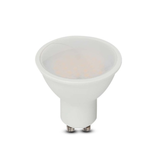 Bec LED 4.5W(35W) V-TAC VT-205, GU10, 400 lm, cip Samsung, lumina rece (6500 K), clasa energetica F