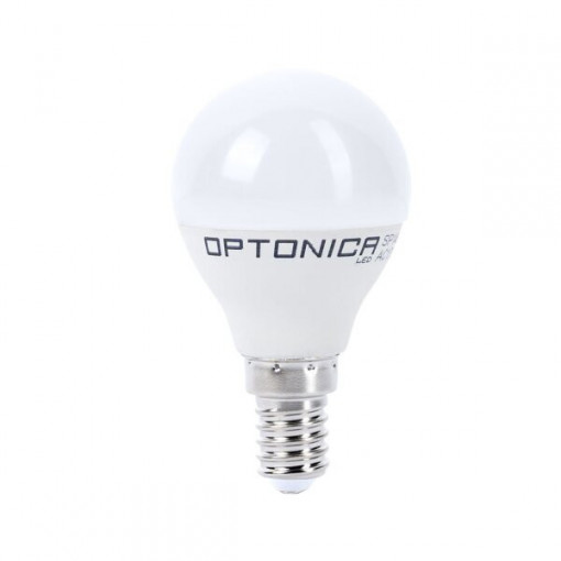 Bec LED 6W(40W) Optonica, E14, 480lm, lumina rece (6000 K), dimabil, clasa energetica G