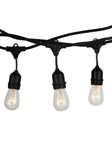 Ghirlanda luminoasa, 10 becuri, dulie E27, 5M, protectie IP54 [1]- savelectro.ro