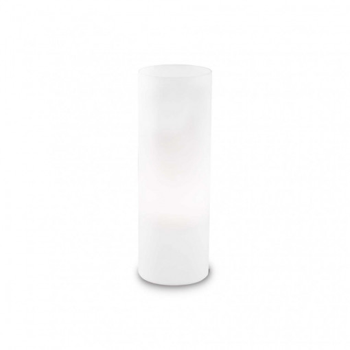 Lampa de birou EDO TL1 BIG, metal, sticla, alb, 1 bec, dulie E27, 044590, Ideal Lux