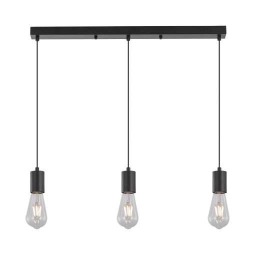 Lustra BR-BV04-00062, 3xE27, neagra, IP20, Braytron [1]- savelectro.ro