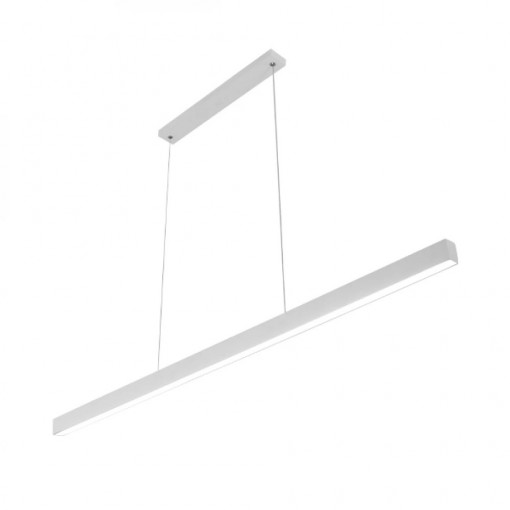 Lustra LED suspendata 30W, 1200mm, 3000lm, temperatura de culoare ajustabila(3000-6000 K), alb, Lina