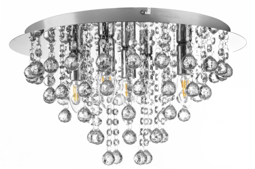 Lustra London, 5 x E14 max. 40W, 460 mm, IP20, cromata, Globo Lighting