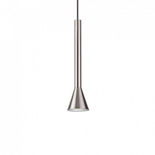 Pendul LED DIESIS SP, metal, nichel, 7W, 660 lm, lumina calda (3000K), Ideal Lux