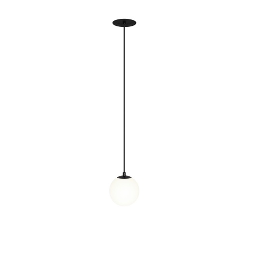 Pendul LED Luna P039PL-5W4K-10INS-B, 5W, 330lm, lumina neutra, IP20, negru+alb, Maytoni