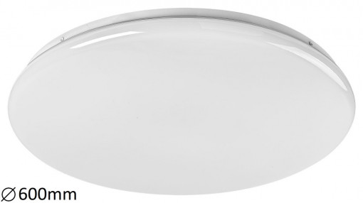 Plafoniera Danny LED, metal, alb, cu telecomanda, 4800 lm, temperatura de culoare variabila (3000-6500K), 5450, Rabalux
