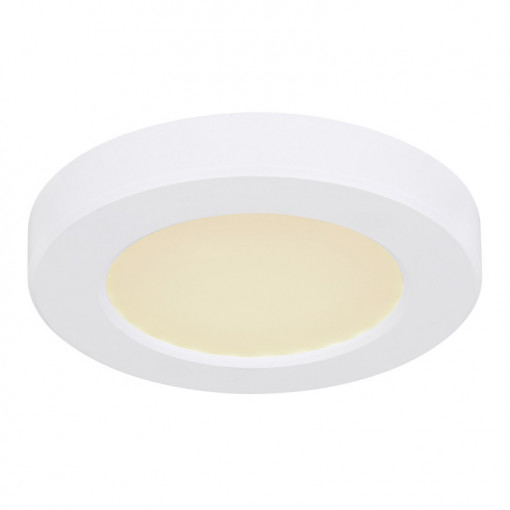 Plafoniera LED Lasse 1237-6W, 6W, 450lm, lumina calda+neutra+rece, IP20, alba, Globo Lighting