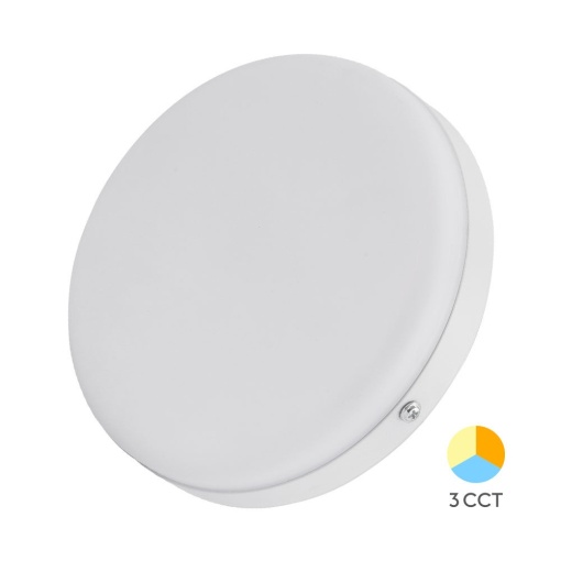 Plafoniera LED rotunda 24W(200W) Braytron, 2500 lm, lumina calda/neutra/rece, IP20, alba