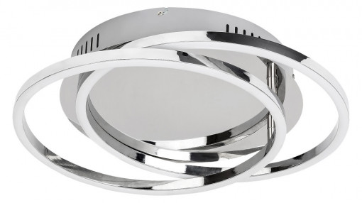 Plafoniera Selena LED, metal, crom, cu telecomanda, 2400 lm, lumina neutra (4000K), 2184, Rabalux