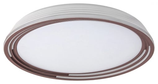 Plafoniera Valter LED, metal, maro, alb, 2250 lm, lumina calda (3000K), 3750, Rabalux