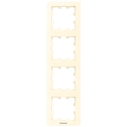 Rama 4 module verticala, IP20, Bej, Panasonic Karre Plus 55