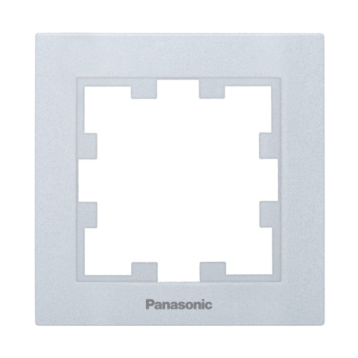 Rama simpla, IP20, Argintiu, Panasonic Karre Plus 55