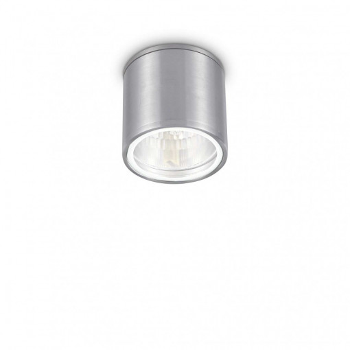 Spot de exterior GUN PL1, argintiu, 1 bec, dulie GU10, 092324, Ideal Lux