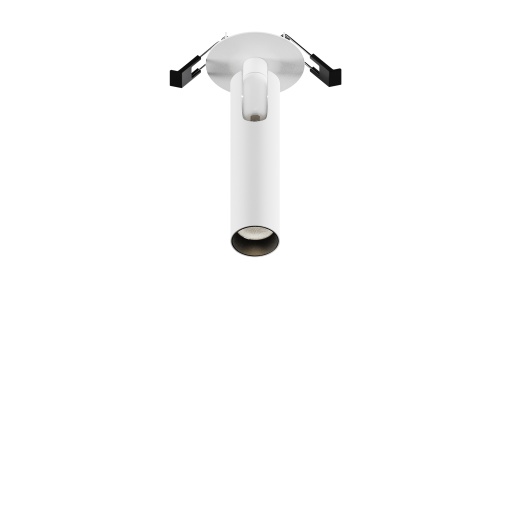 Spot LED 6W Incastrat, Maytoni C141RS-L125-6W3K-W, 290lm, Lumina Calda (3000K), Alb