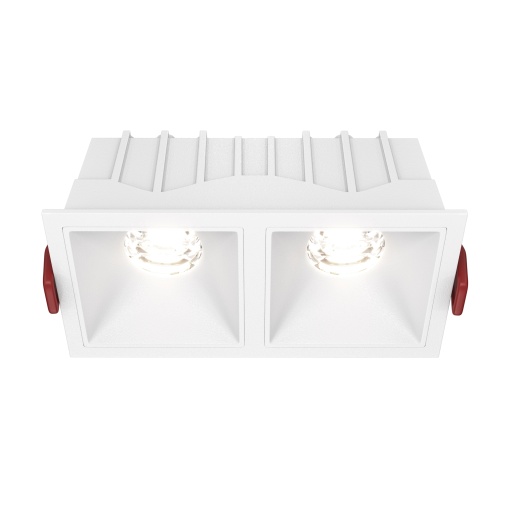 Spot LED Alfa DL043-02-10W4K-SQ-W, 20W, 1100lm, lumina neutra, IP20, alb, Maytoni