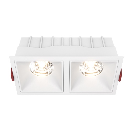 Spot LED Alfa DL043-02-15W3K-D-SQ-W, dimabil, 20W, 30W, 2250lm, lumina calda, IP20, alb, Maytoni