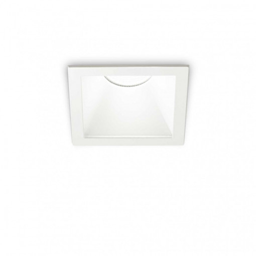 Spot LED Game 285443, patrat, incastrabil, 11W, 830lm, lumina calda, IP20, alb, Ideal Lux