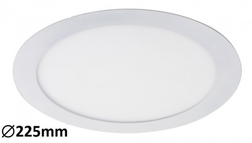 Spot LED Lois 5571-RAB, rotund, 18W, 1400lm, lumina neutra, IP20, alb mat+crom, Rabalux