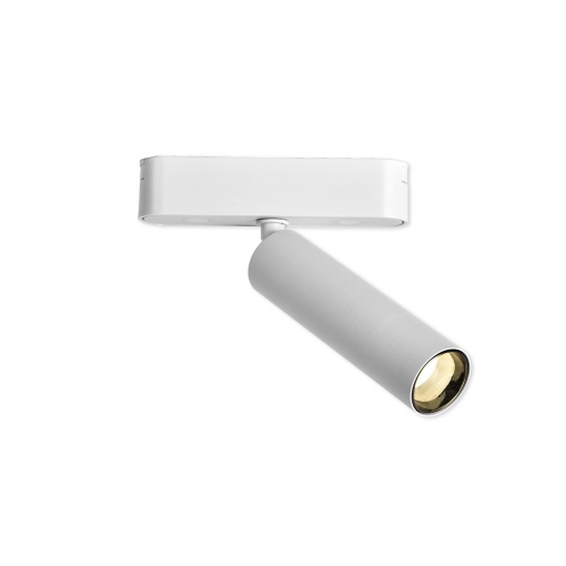 Spot LED pentru sina magnetica slim, orientabil, 15W, lumina calda(3000 K), alb, Klausen