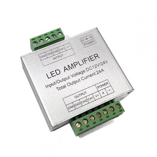 Amplificator banda led RGBW 24A 12-24V