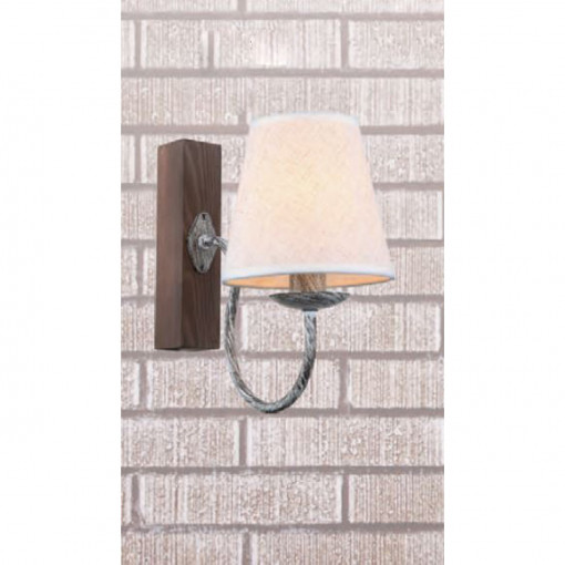 Aplica Epoca Ap1, 1 bec, dulie E14,metal+ lemn,KL 6398 Klausen